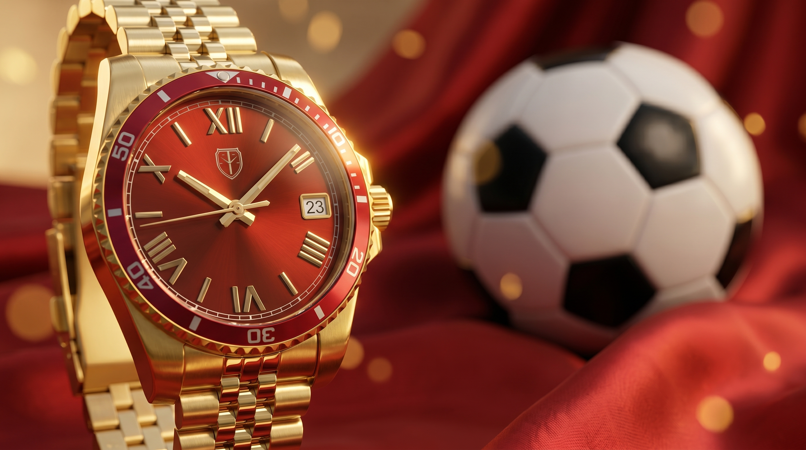 TEMPO España · rojo y oro